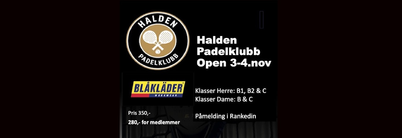Halden Padelklubb Open